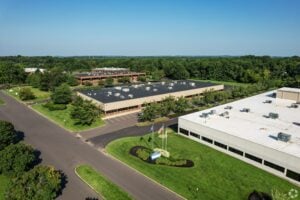 Ackley Hartnet Building Airel shot
