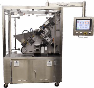 stainless steel delta ink printer pictured with clear background